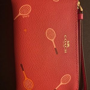 BNWT Coach Tennis Wristlet